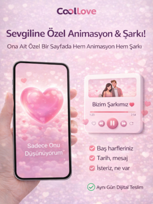 Sevgiline Özel Hem Şarkı Hem Animasyon Paketi