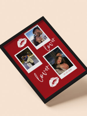 Fotoğraflı Love Poster Tablo