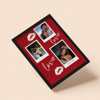 Fotoğraflı Love Poster Tablo