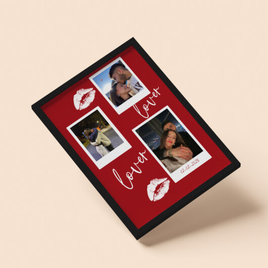 Fotoğraflı Love Poster Tablo