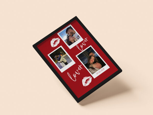 Fotoğraflı Love Poster Tablo